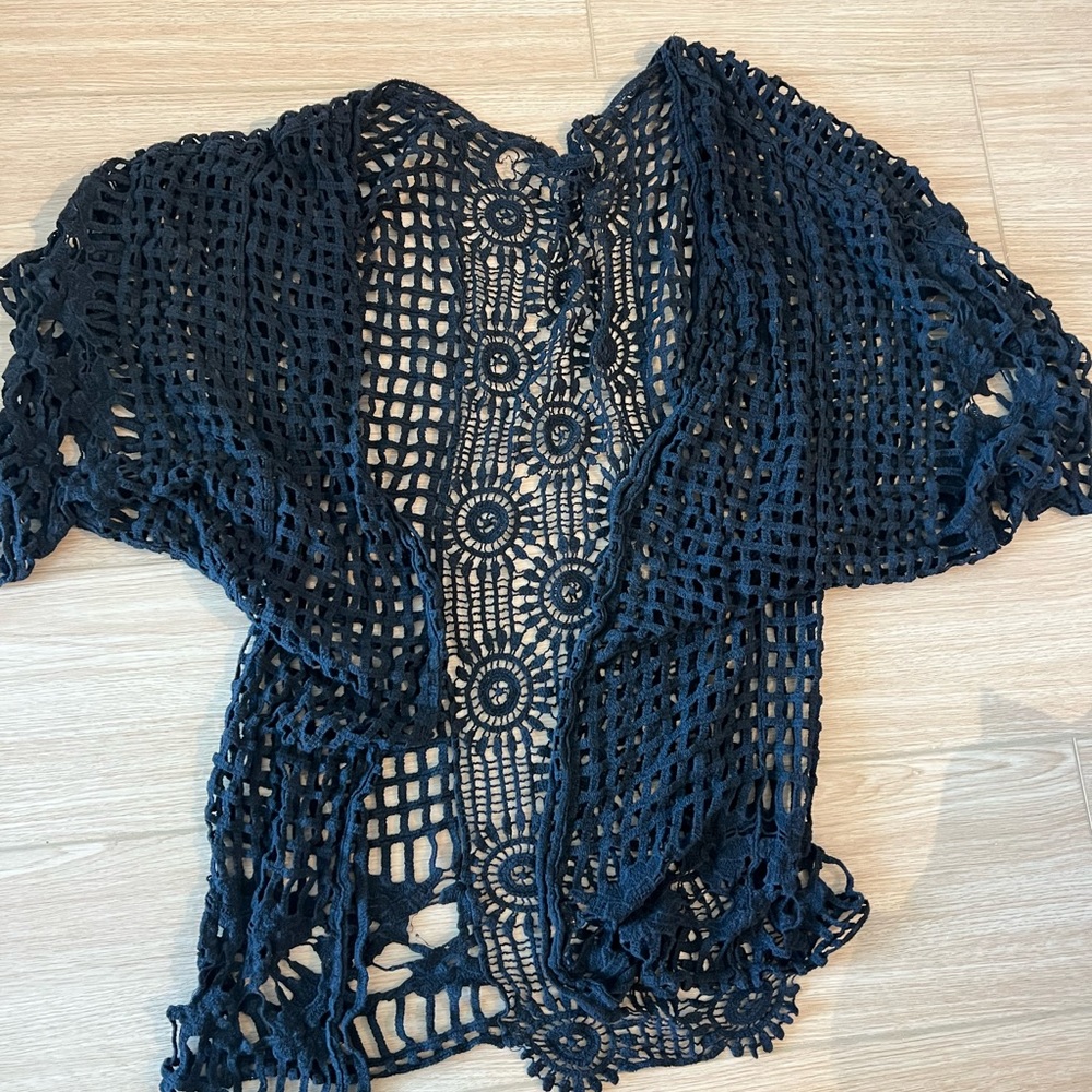 Boho swim cover up